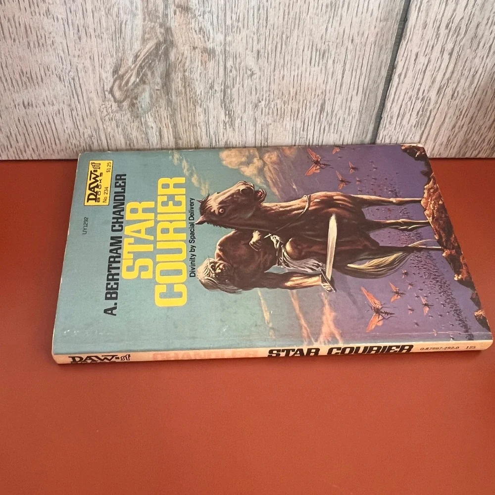 Star Courier A Bertram Chandler 1977 First DAW Printing No 234 Sci-Fi Paperback